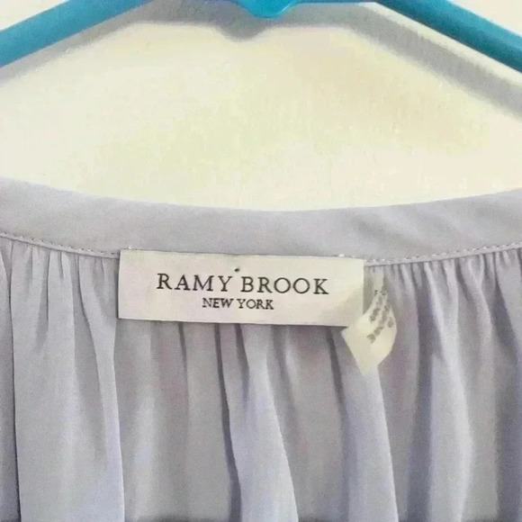 Ramy Brook lace up blouse small - Picture 3 of 6